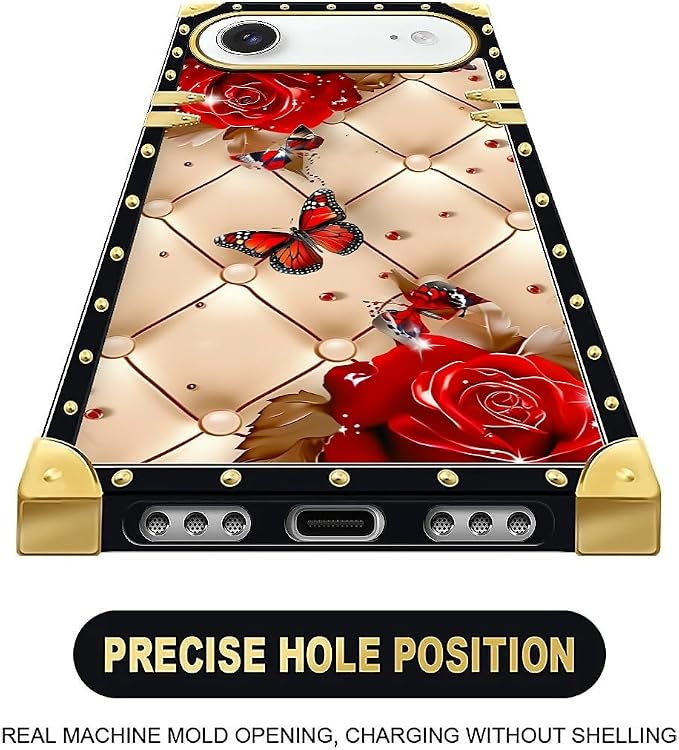 for iPhone 17 Air Case Luxury Golden Decoration - Image 5