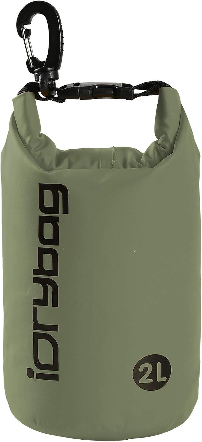 IDRYBAG Dry Bag for Kayaking Waterproof 2L/5L/10L/15L/20L, Small Dry Sack by iDrybag+