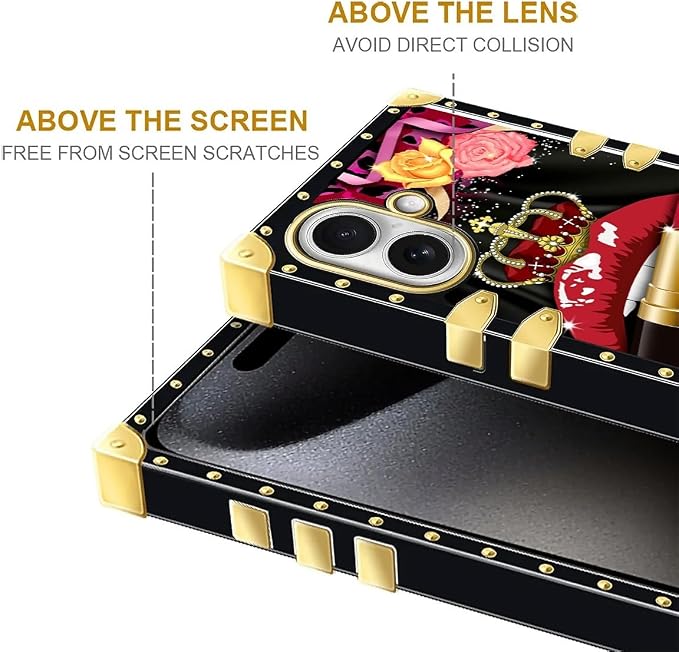 for iPhone 17 Case Luxury Golden Decoration - Image 7