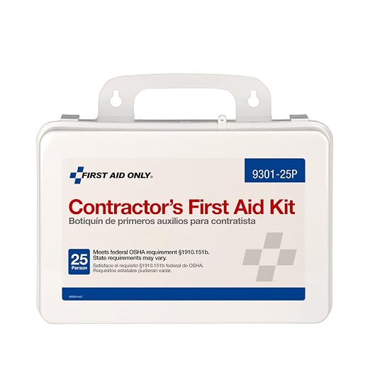 First Aid Only 9301-25P 25-Person Contractor's First Aid Kit - Image 3