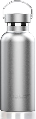 Triple Tree 17OZ Vacuum Insulated Stainless Steel Water Bottle, Double Wall by TRIPLETREE