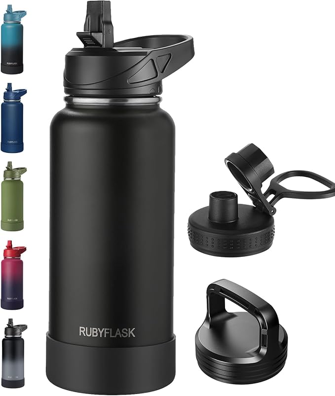 RUBYFLASK 32oz Insulated Water Bottle by RUBYFLASK