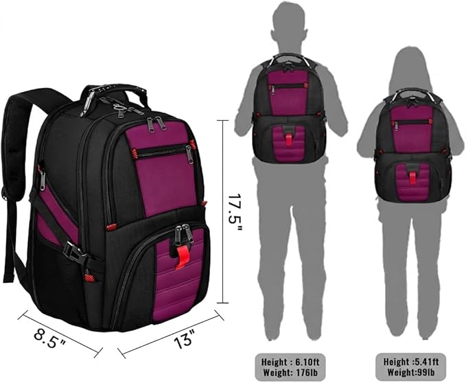 YOREPEK Large Backpack for Men, Extra Large Laptop Backpacks for Men Women - Image 8