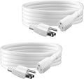 BN-LINK 10ft White Outdoor Extension Cord 16/3 SJTW, Weather Resistant & Flame by BN-LINK
