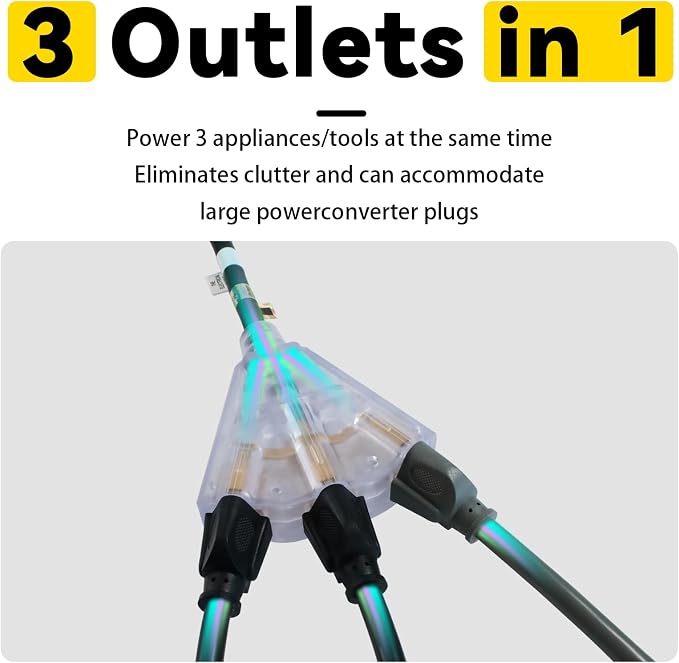 EP 3 Ft Lighted GFCI Extension Cord - Image 5