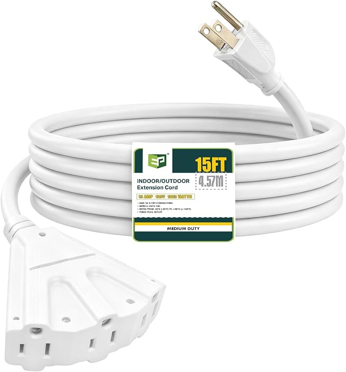 EP 15 Ft Outdoor Extension Cord by ENERGYPRO