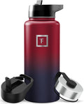 IRON °FLASK Camping & Hiking Hydration Flask - 32 oz Dark Rainbow by IronFlask