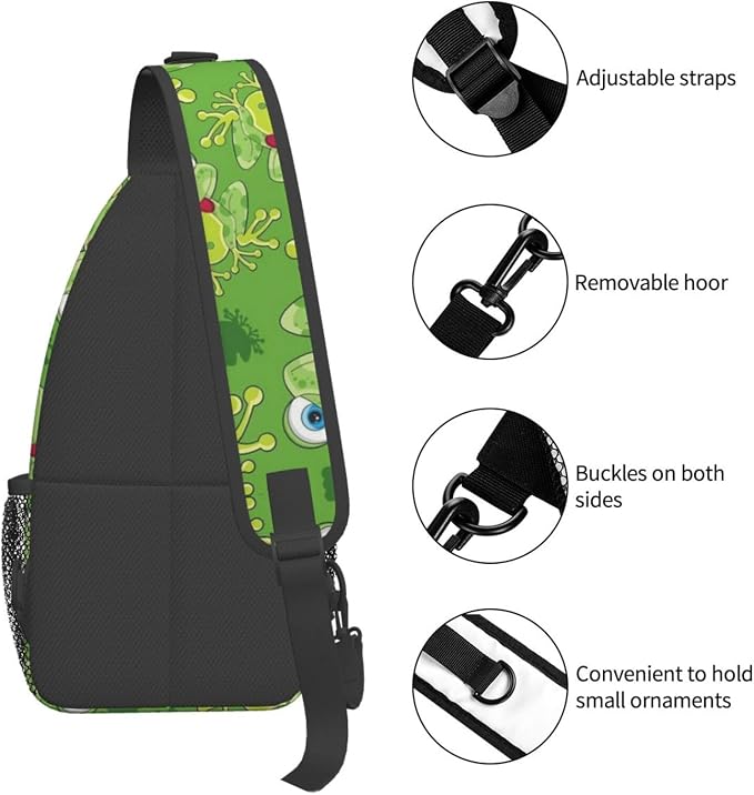 Cute Frog Sling Bag For Women & Men - Image 5