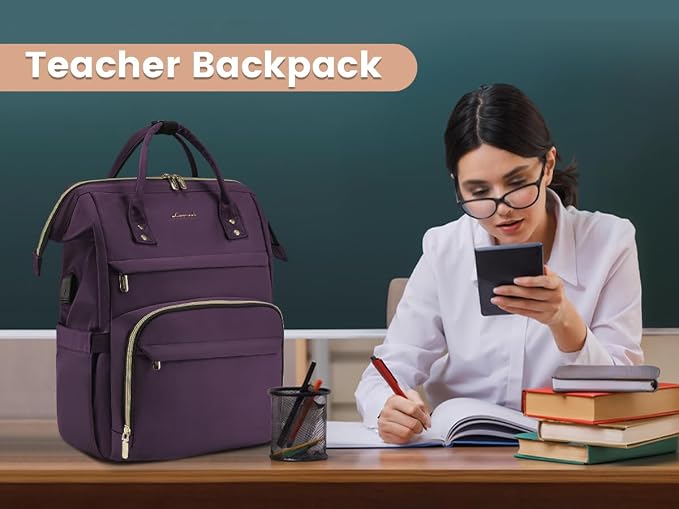 LOVEVOOK College Laptop Backpack, 15.6 Inch Travel Backpack - Image 7