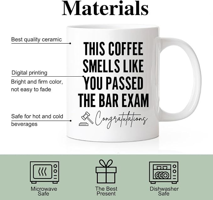 RZHV This Is What Awesome Lawyer Looks Like 11 Oz Novelty Mug, Law School - Image 3