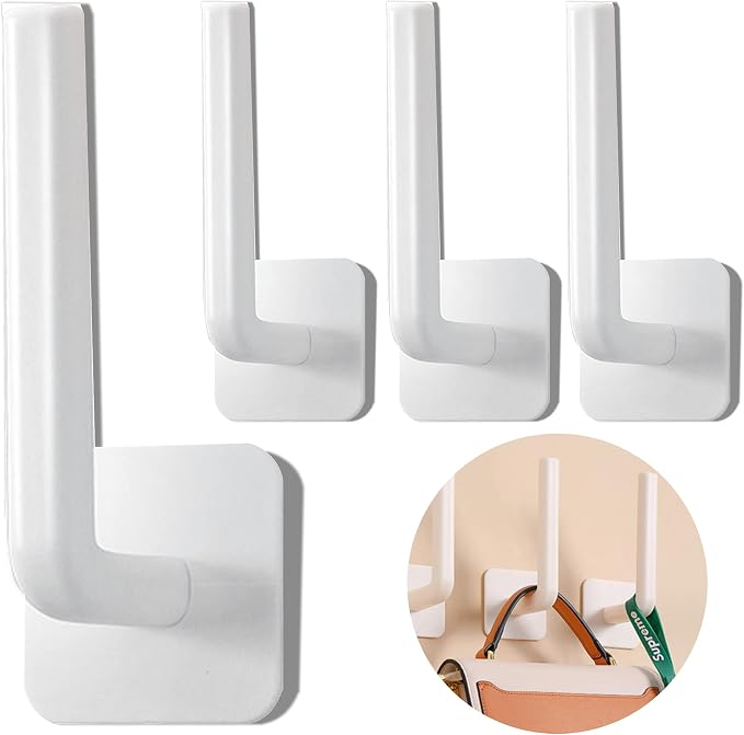 4Pcs Wall Hooks，Multi-Purpose Wall Hangers by Saderoy