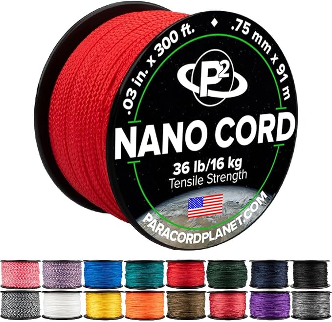 Paracord Planet Nano Cord –Lightweight Nylon Nano Paracord – Great by ParacordPlanet