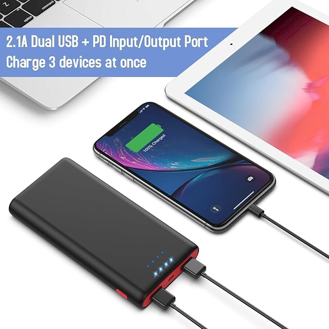 Portable Charger Power Bank 25800mAh, 5V/3A Fast Charging Portable Phone Charger - Image 3