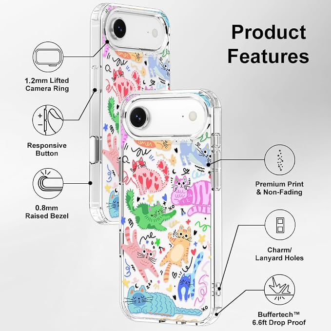 MOSNOVO for iPhone Air Case, Shockproof Military-Grade Protection 6.6ft Drop - Image 7
