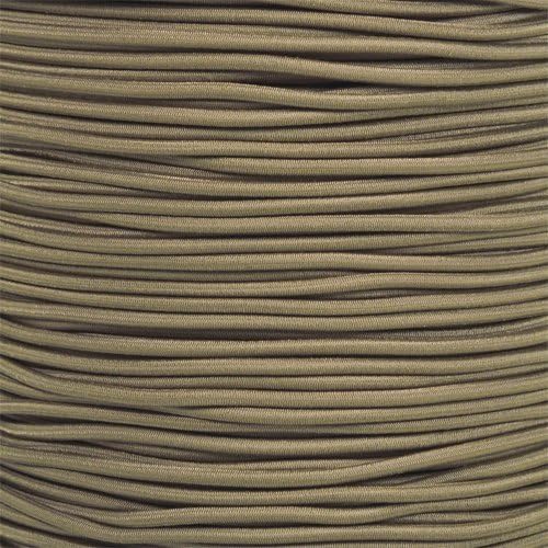 Coyote Brown - 1/8 Shock Cord 50' by ParacordPlanet