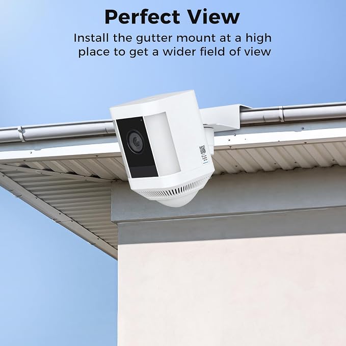 2Pack Adjustable Gutter Mount for Stick Up Cam/Spotlight Cam/Outdoor Cam Plus - Image 7