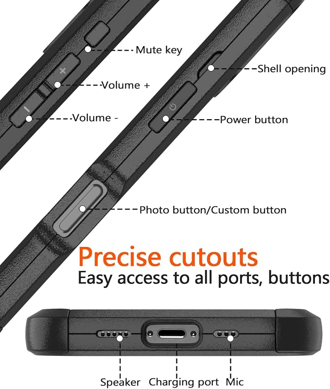 for iPhone 16 Plus Case Heavy Duty Protection Phone Case Cover - Image 4