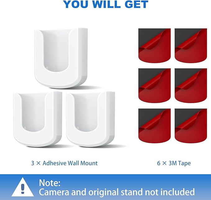 No Drill No Screw Blink Mini Camera Mount, Strong Adhesive Camera Wall Mount - Image 7