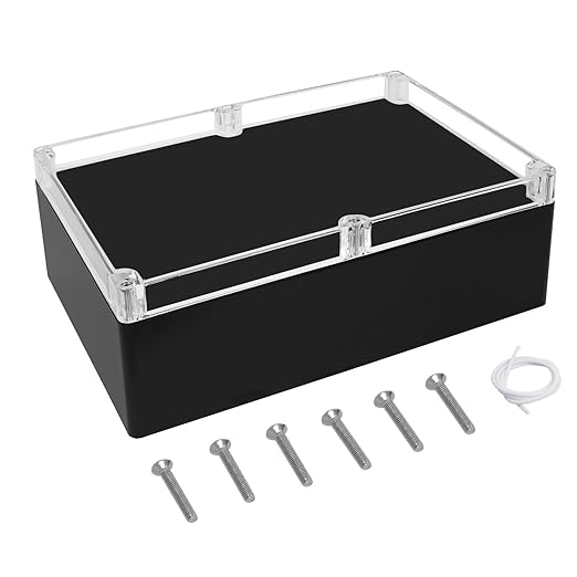LeMotech Electrical Box Clear Cover Project Box IP65 Waterproof Junction Box by LeMotech