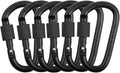 Locking Carabiner Clip, Vonpri 3 Inch D Ring Clips Spring Snap Key Chain Hook by VonpriCentral
