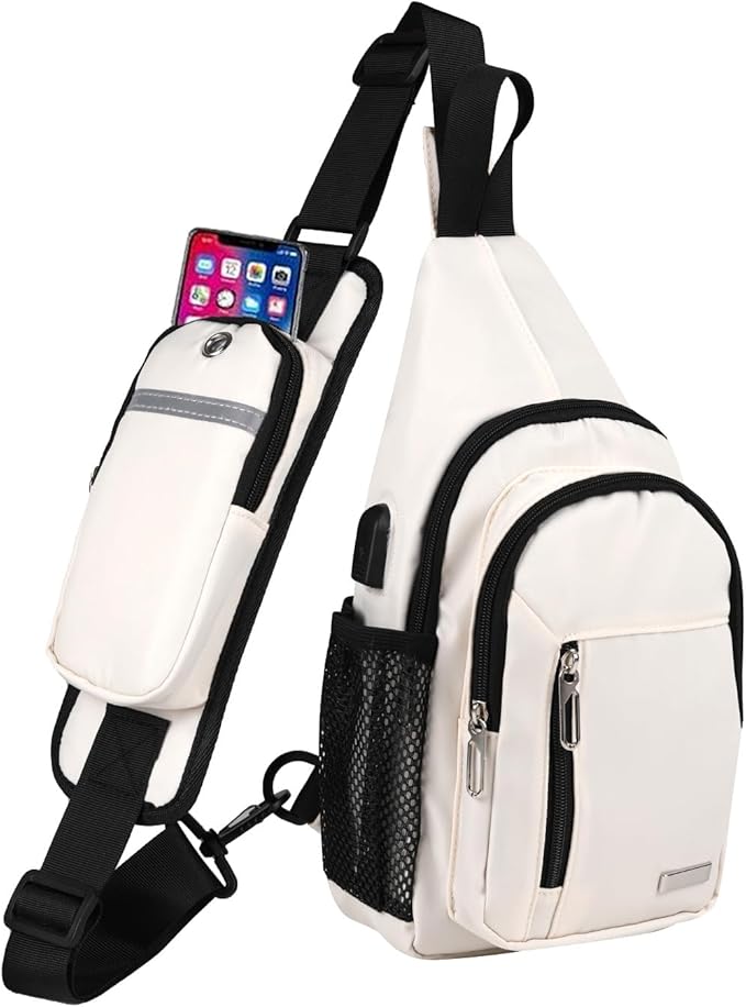 JENAGREEN Waterproof Sling Backpack Crossbody Sling Bag by JENAGREEN