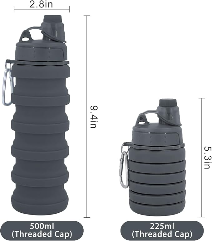 Collapsible Water Bottles Travel water bottle Sports Portable Sport Water - Image 5