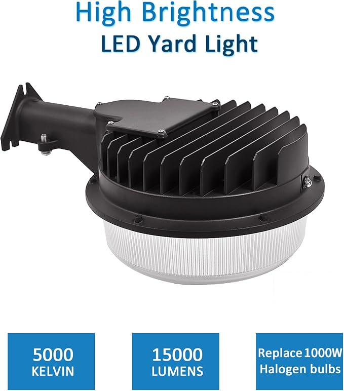 100W LED Barn Light, SZGMJIA Dusk to Dawn Outdoor Yard Light - Image 7