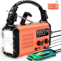 20000mAh Weather Radio NOAA/AM/FM, Emergency Radio Hand Crank Solar Flashlight by Rckskaya