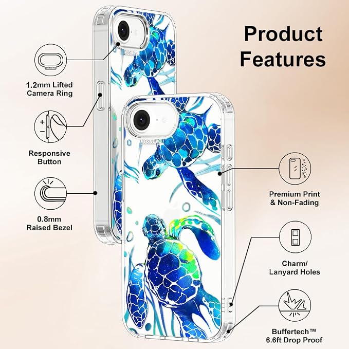 MOSNOVO for iPhone 17e Case/iPhone 16e Case, Shockproof Military-Grade - Image 6