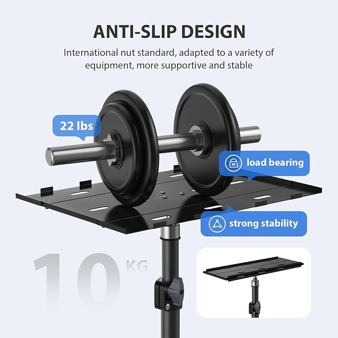 Projector Stand Tripod, Laptop Tripod Stand, Foldable Portable Projector Floor - Image 2