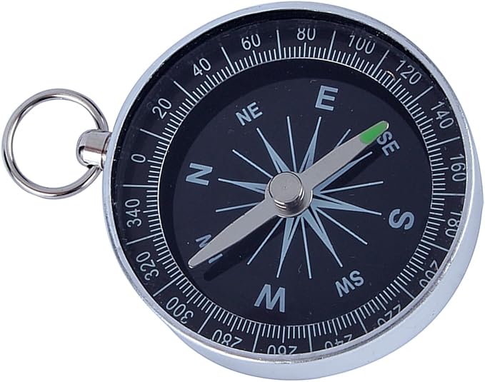 Camping Pocket Compass, Portable Survival Sports Navigation Compass - Image 2