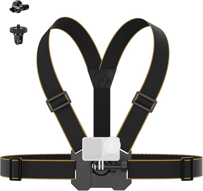 NEEWER Chest Mount Harness for Action Camera, Adjustable Hand Free Chest Strap by Neewer