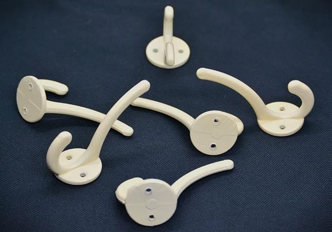 FAPBADRI Multipurpose Hooks, Used to Hang Clothes, Curtain Hold Backs, Ivory - Image 2