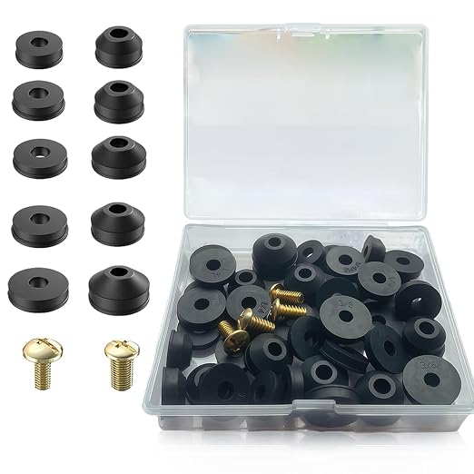 116 PCS Faucet Washer Assortment Kit Outdoor Faucet Repair Kit by Unknown
