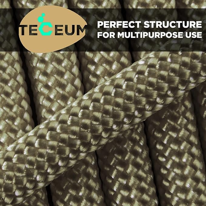 TECEUM 5/32" Paracord Rope 1000 – 1000ft / 200ft / 100ft / 50ft – Tactical - Image 5