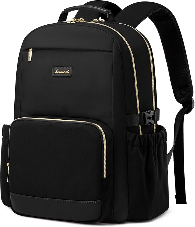 LOVEVOOK Lunch Backpack with Lunch Compartment, 15.6 Inch Laptop Work Travel by LOVEVOOK
