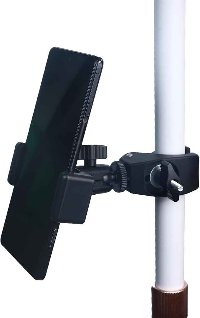 Phone Holder with Clamp for Golf Cart Universal Phone Mount Holder for Bicycle - Image 8
