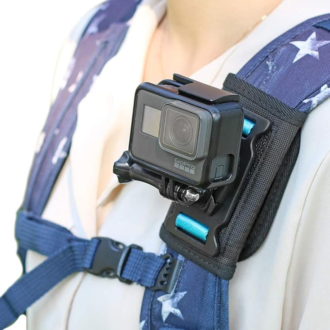 Backpack Shoulder Strap Mount Camera by SKEZN