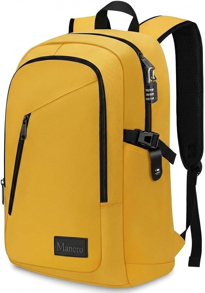 Mancro Travel Laptop Backpack, 15.6 in Anti Theft Backpack by Mancro