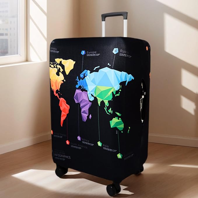 WUJIAONIAO Travel Luggage Cover Baggage Suitcase Cover Protector Skins 18-32 - Image 8