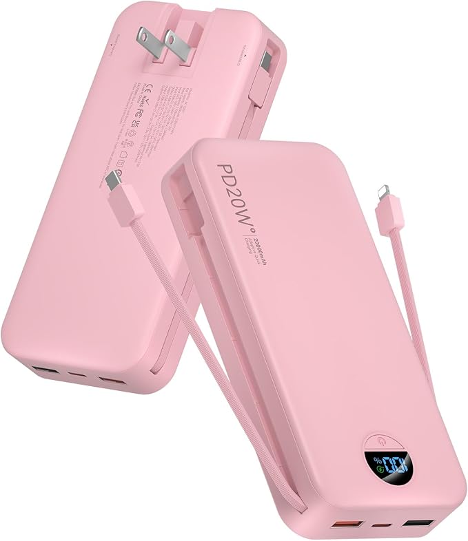 Portable Charger, 20000mAh PD20W Fast Charging Power Bank by CITICR