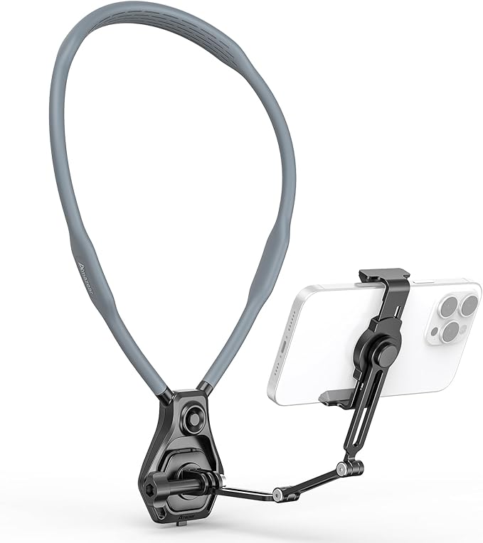 AMAZEAR Hands-Free Neck Mount for Phone & Action Camera by YourProPhotoGear