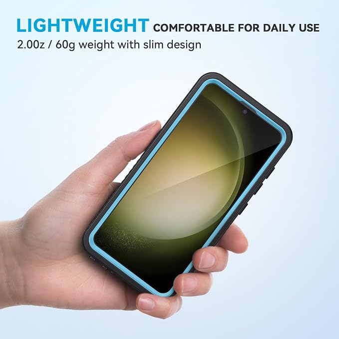 Lanhiem for Samsung Galaxy S23+ Plus Case, IP68 Waterproof Dustproof Case - Image 6