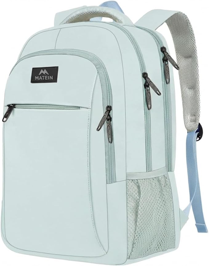 MATEIN Travel Laptop Backpack, Lightweight Anti Theft School Bookbag by MATEIN