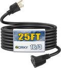 25ft Outdoor Extension Cord for Christmas Decorations by Zorky