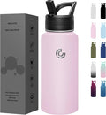 COKTIK 32oz Sports Water Bottle, Stainless Steel Water Bottle by coktik