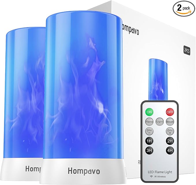 【Upgraded】 LED Flame Lights by Hompavo