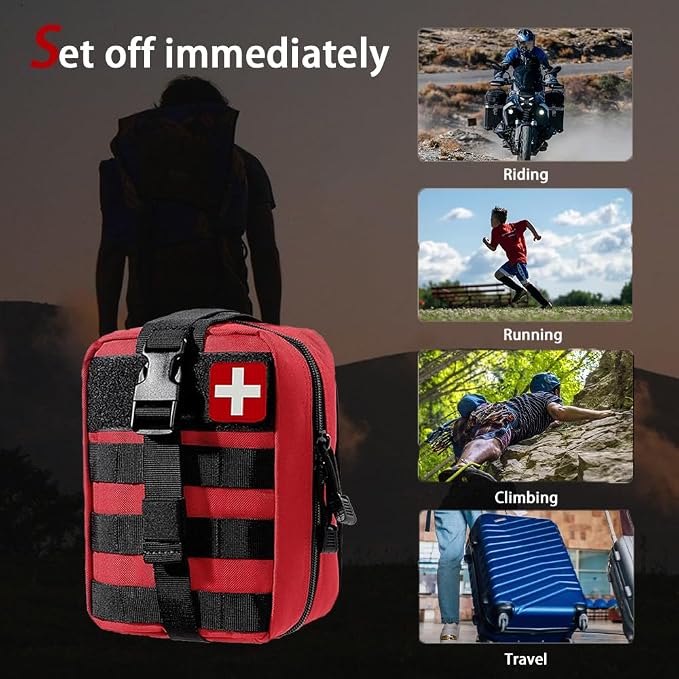 Universal IFAK Trauma First Aid Kit Molle Pouches Emergency Survival Kit - Image 7