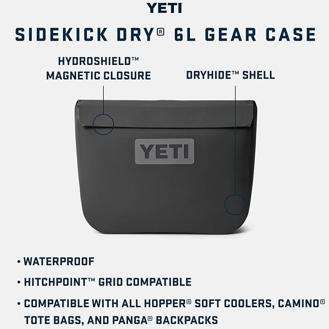 YETI Sidekick Dry Waterproof Gear Case and Bag Accessory - Image 2