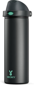 24 oz Insulated Water Bottle for Sports: Meoky Stainless Steel Water Bottle by MEOKY